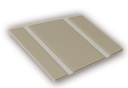 Kleurstaal van een Micostep® kunststof trapmat – creme wit – zand